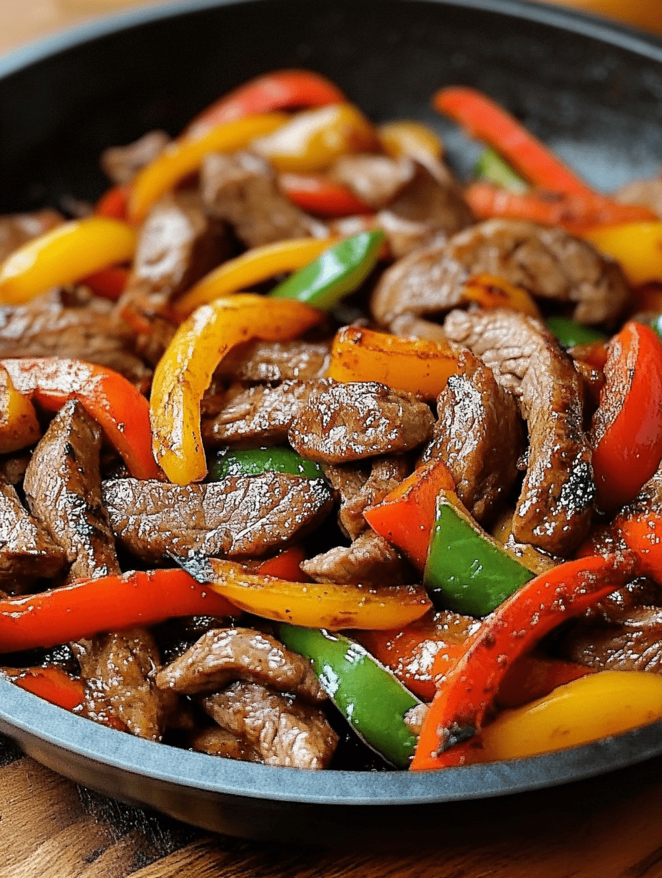 Super Easy One-Skillet Steak Fajitas: Ready in 30 Minutes